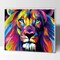 Paint by Number Kit for Kids & Adults Beginner – DIY Acrylic Lion Painting on Framed Canvas, Home Wall Decor 12x16 Inch